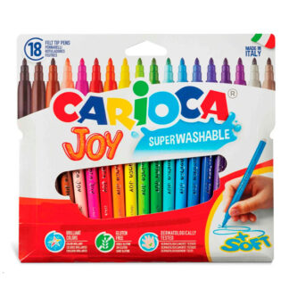 Rotuladores Carioca Joy 18 unidades
