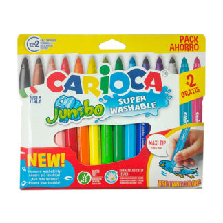 Rotuladores Carioca Jumbo 14 unidades