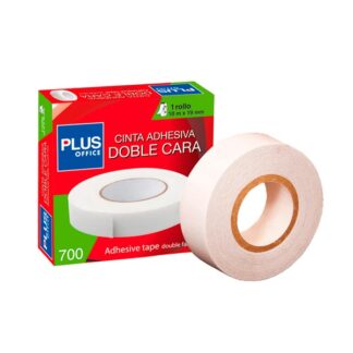 Cinta adhesiva doble cara Plus Office