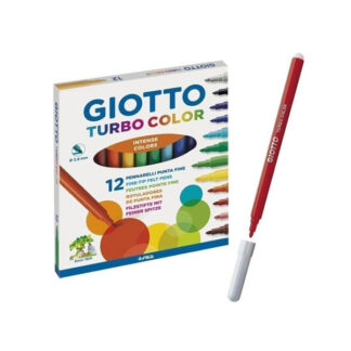 Rotuladores Giotto Turbo Color - 12 unidades