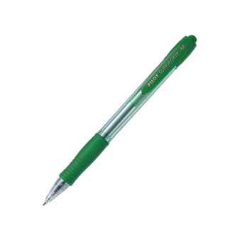 Bolígrafo PILOT Super Grip M verde